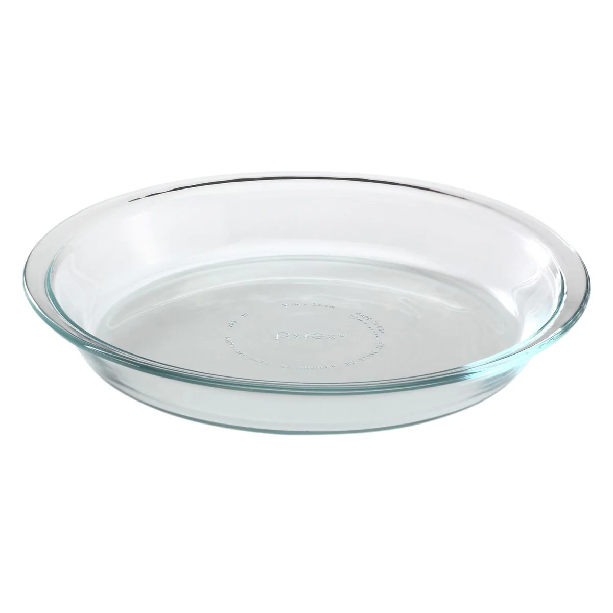 Anchor Hocking 82638AHG18 Pie Plate, 9" Round, Clear Glass