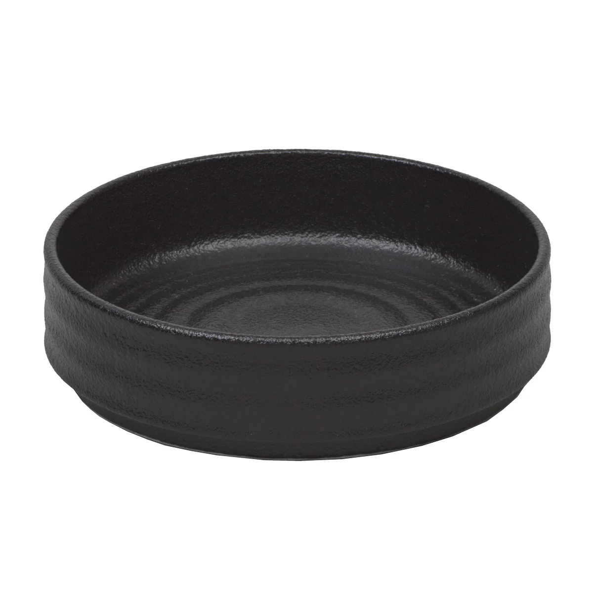 Ariane 300201 Artisan Stackable Bowl, Black, 10 oz., Case of 4