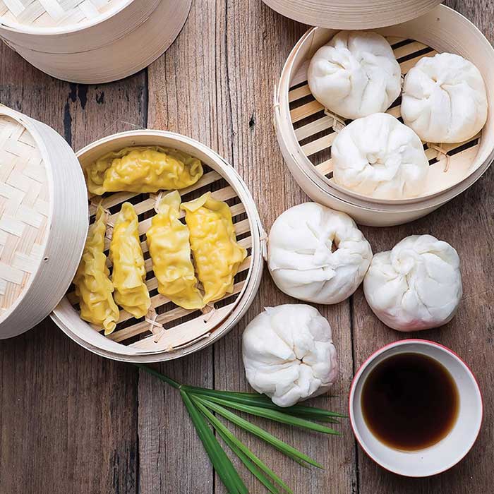 Bamboo Steamer Set w/ Lid, 12" - Image 3