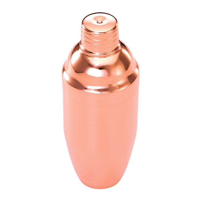 Barfly by Mercer M37039CP Japanese Style 3-Piece Shaker Set, Copper Plated, 24 oz.