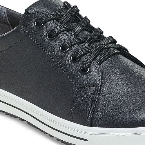Birkenstock QO500 Sneaker, Black Leather with Black Laces, Women's 6-6.5 - Image 6