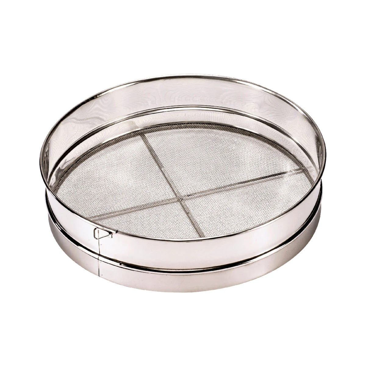 Browne 574142 Round Sieve w/ 16-Mesh Wire & 2-Crossbar Wire Reinforcers, 12"