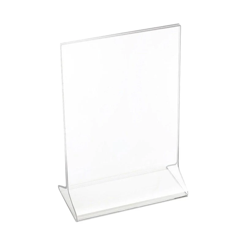 Cal-Mil 521 Classic Standard Tabletop Cardholder, Clear, 4.25" x 5.5"
