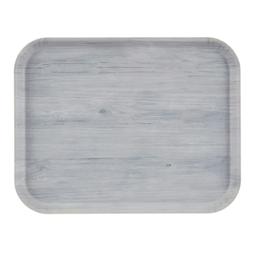 Cambro 1216DC810 Decor Series Camtray, 16" x 12", Stonewash Gray