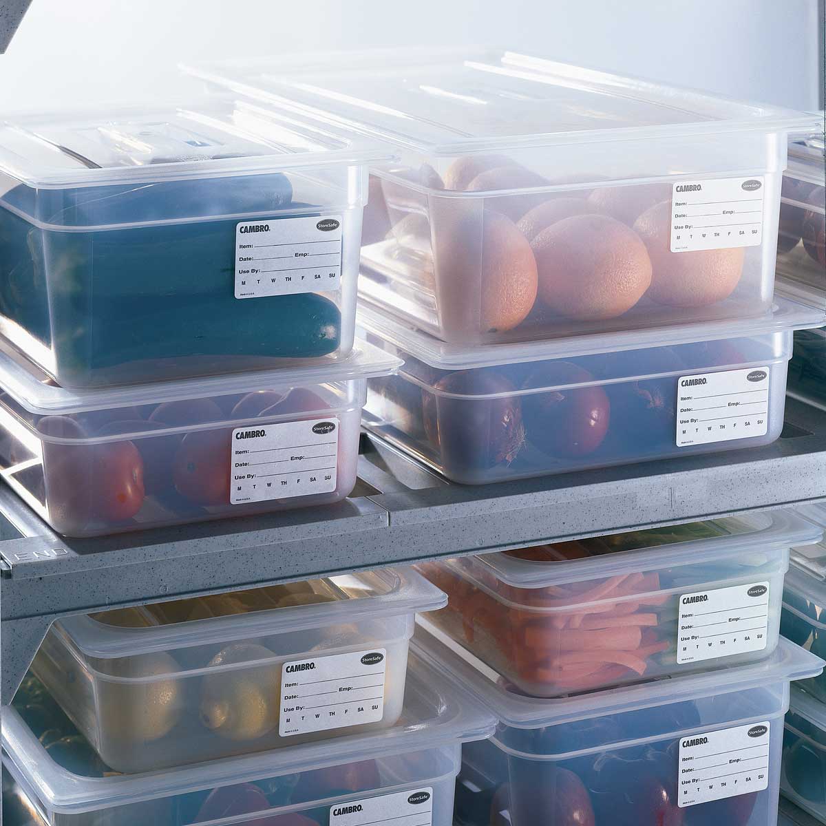 Cambro 14PP190 Translucent Food Pan, Full Size, 4" Deep - Image 3