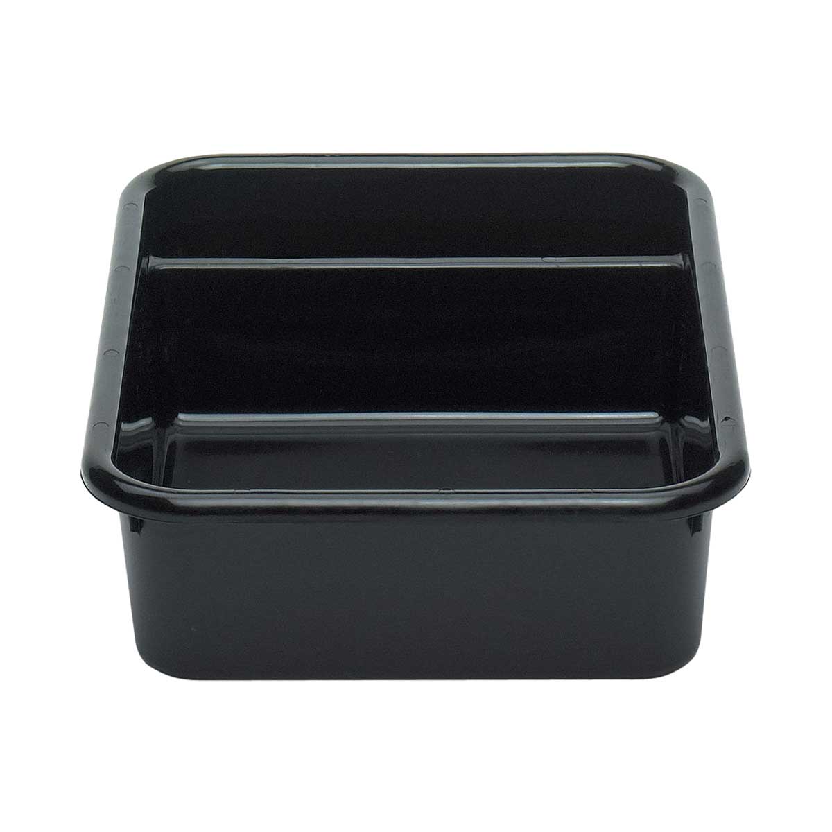 Cambro 1621CBP110 Two-Compartment Bus Box, Black, 20-1/2" x 15-5/8" x 4-7/8"