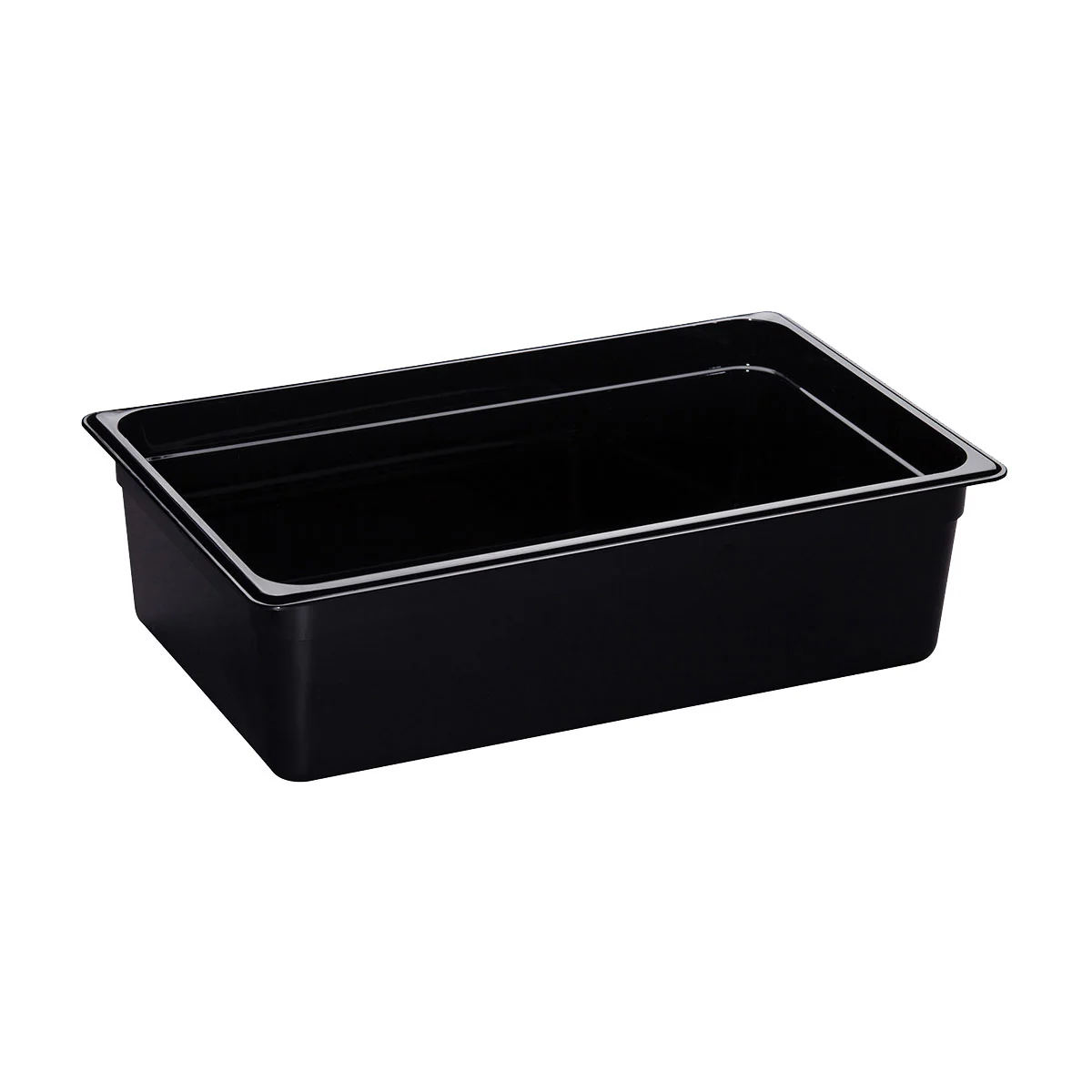 Cambro 16CW110 Camwear Full Size Food Pan, Black, 6" Deep