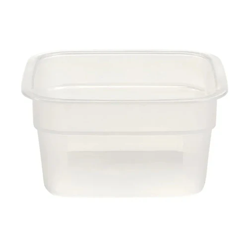 Cambro 1SFSPROPP190 CamSquare FreshPro Food Container, 1 Quart, Translucent