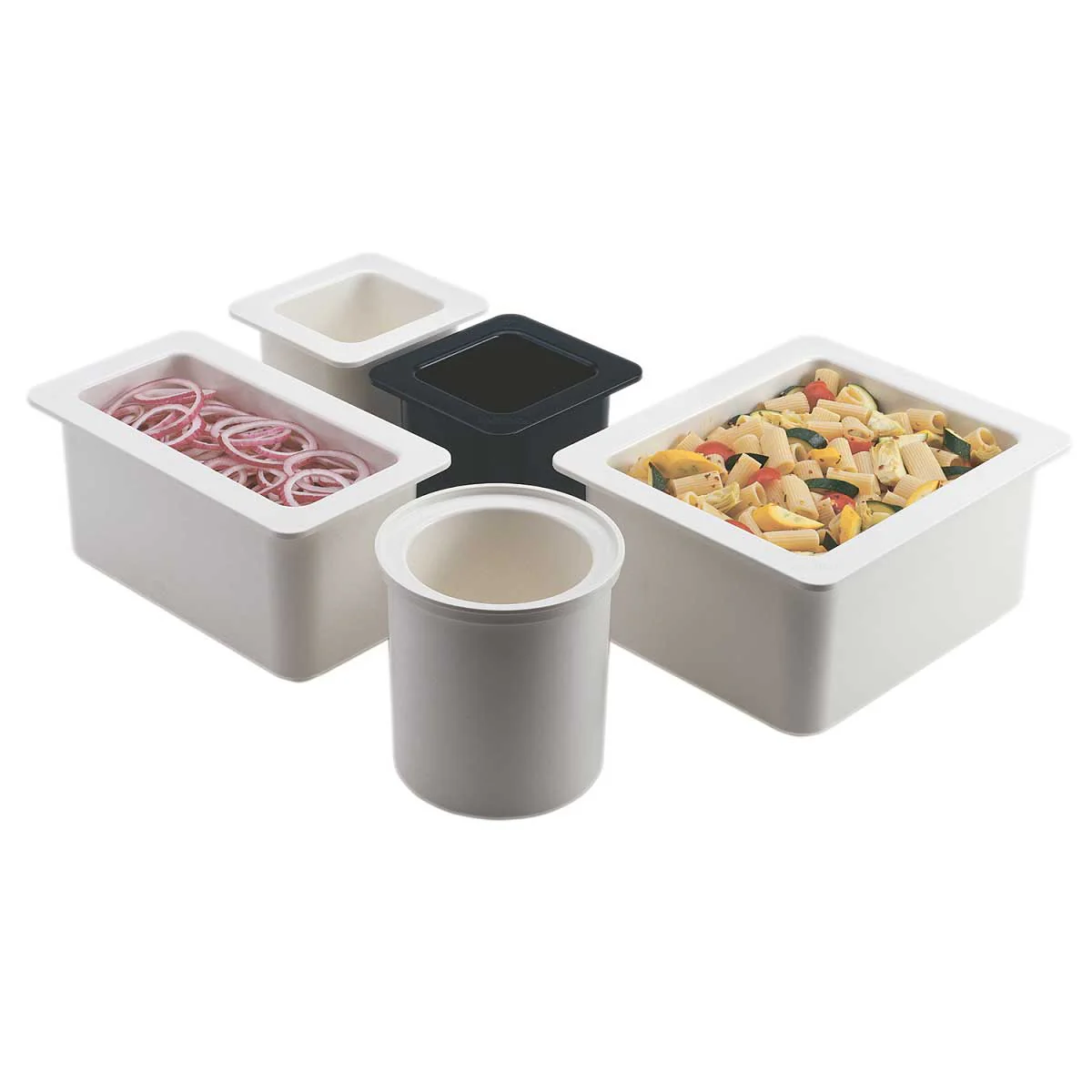 Cambro 66CF110 ColdFest Pan, Black, 1/6 Size - Image 2