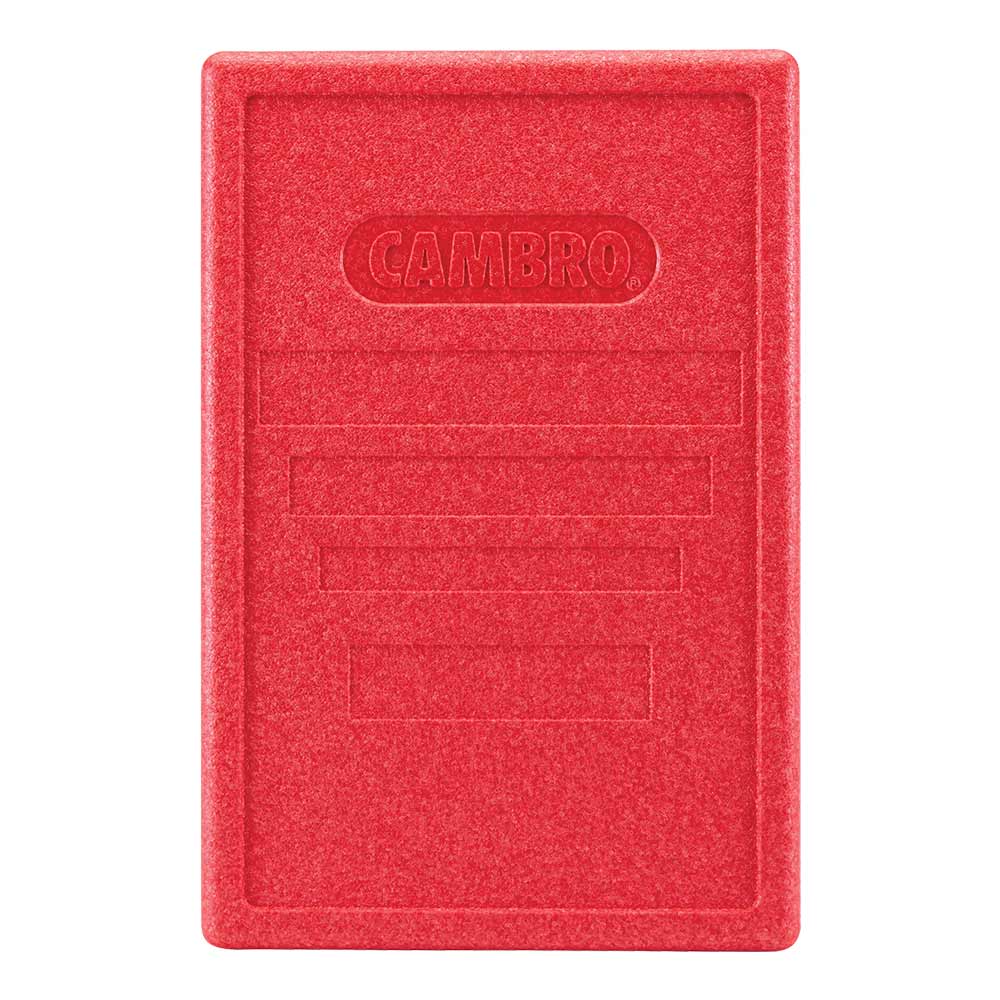 Cambro EPP180LID365 Cam GoBox Insulated Food Pan Carrier Lid, Red