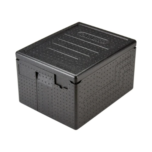 Cambro EPPMTSW Cam GoBox for Meal Trays, Insulated Top Loader, Black