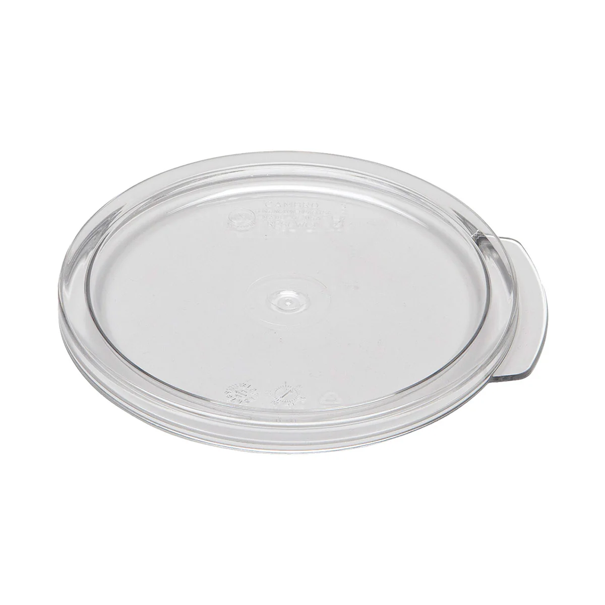 Cambro RFSCWC1135 Camwear Round Storage Lid, Clear, 1 qt.