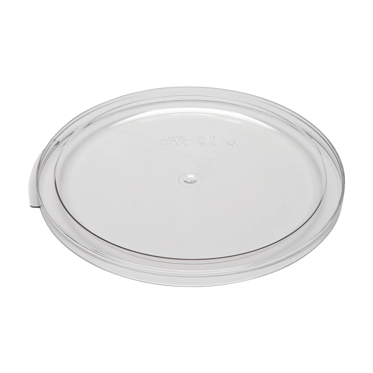 Cambro RFSCWC12135 Camwear Round Storage Lid, Clear, 12, 18 & 22 qt.