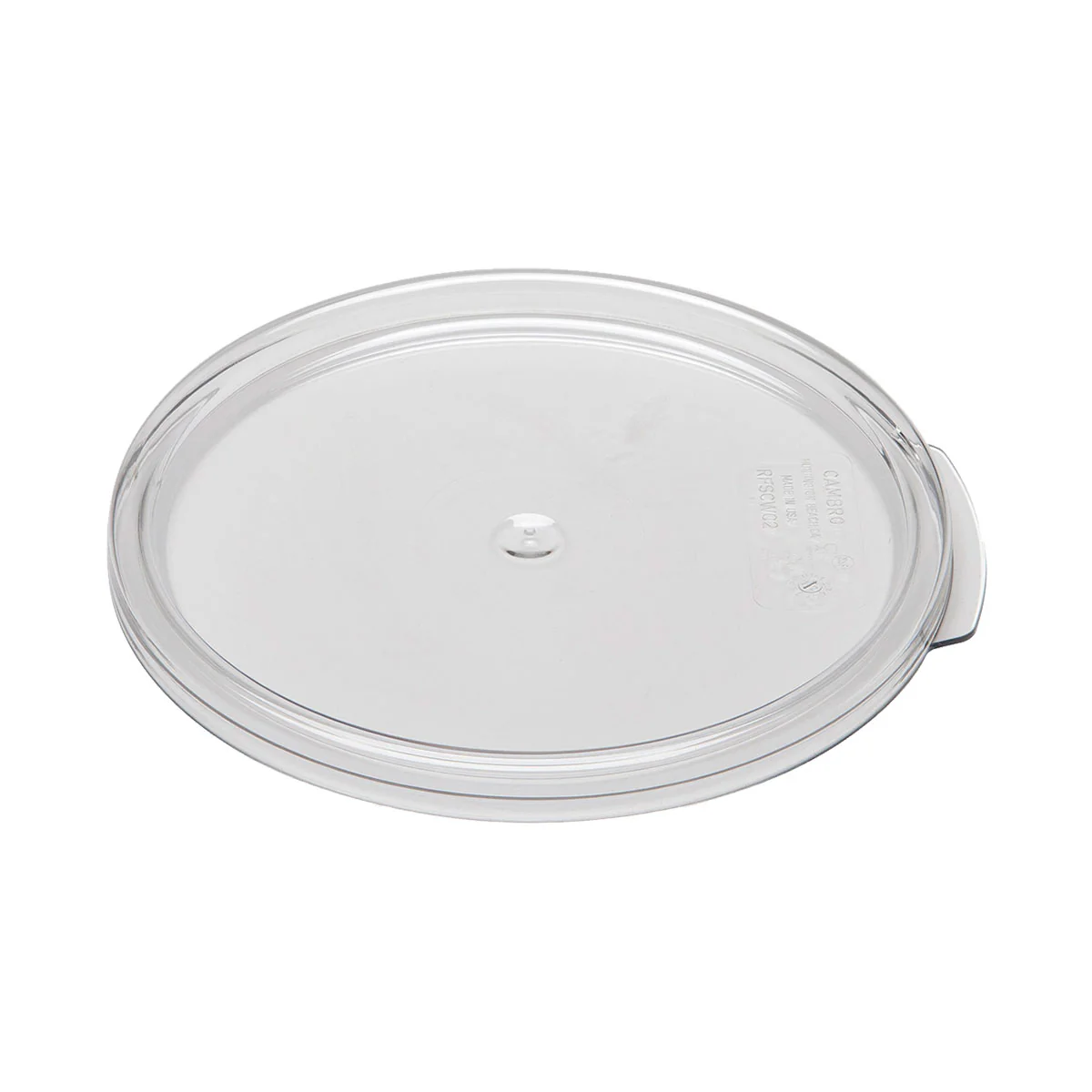 Cambro RFSCWC2135 Camwear Round Storage Lid, Clear, 2 & 4 qt.