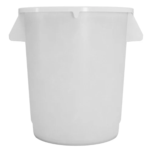 Carlisle 84102102 Bronco Round Waste Bin / Food Container, White, 20 gal. - Image 2