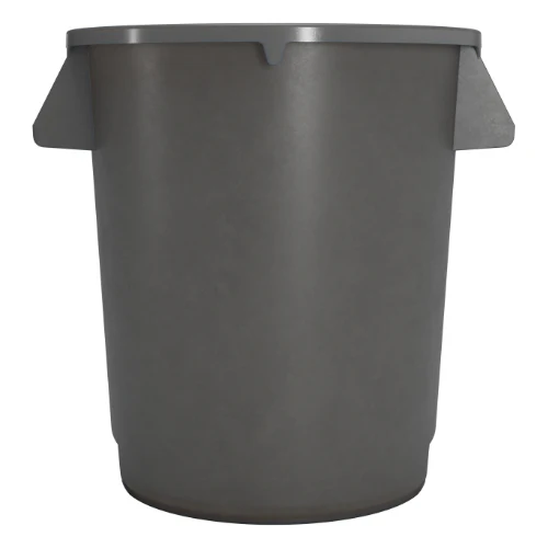 Carlisle 841044TRI23 Bronco Round Waste Bin / Food Container, Gray, 44 gal. - Image 2