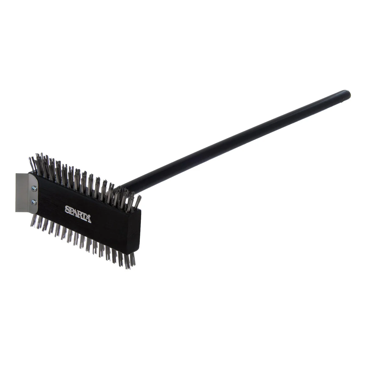 Carlisle 4029000 Sparta Broiler Master Grill Brush w/ Stainless Steel Bristles, 30-1/2"
