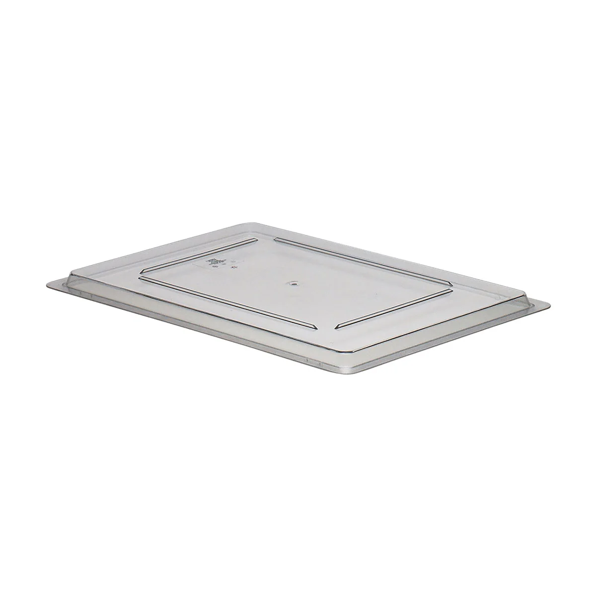 Culinary Essentials by Cambro 1826CCWTRI135 Camwear Flat Food Box Lid, Clear, 26" x 18"