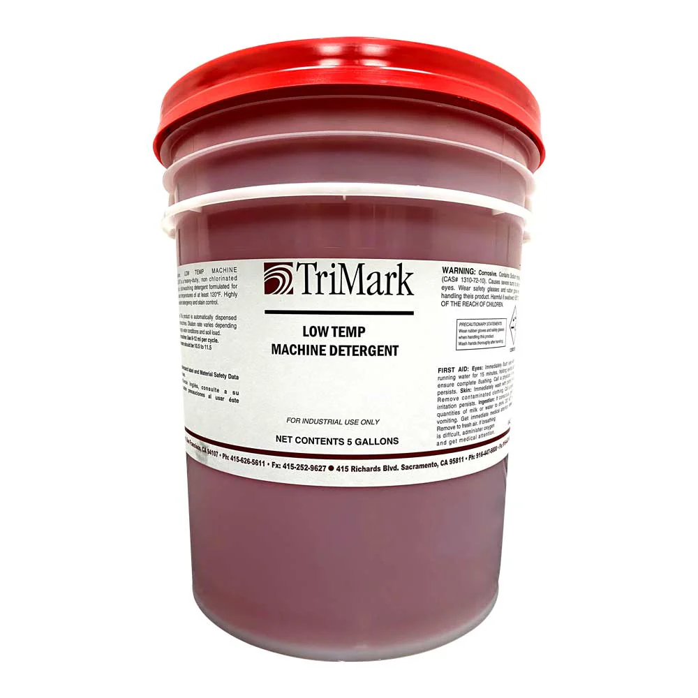 Detergent for Low Temperature Dishwashing Machine, 5 gal.
