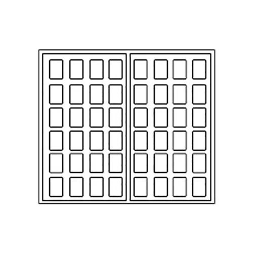 Equipex GES20/1 Sodir Single Liege Waffle Baker, 120v - Image 2