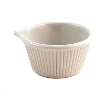 Gessner 0387ABN 3 Oz. Spouted Melamine Ramekin, Case of 36