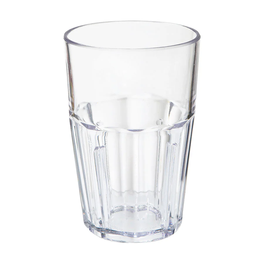 GET 9910-CL SAN Plastic Bahama Tumbler, Clear, 10 oz., Case of 12