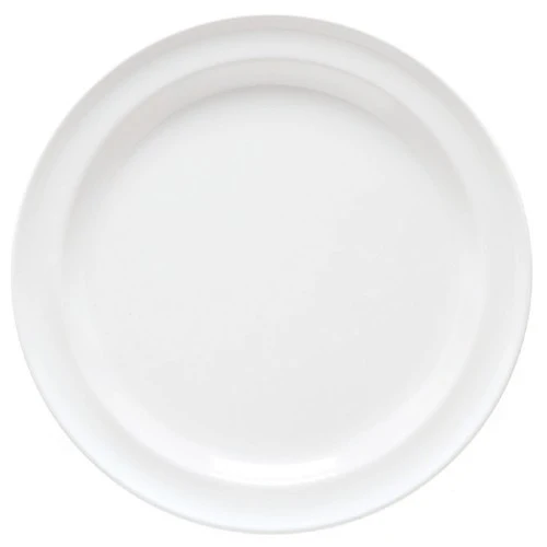 GET SPDP509W Supermel Dinner Plate, 9" Round, Case of 12