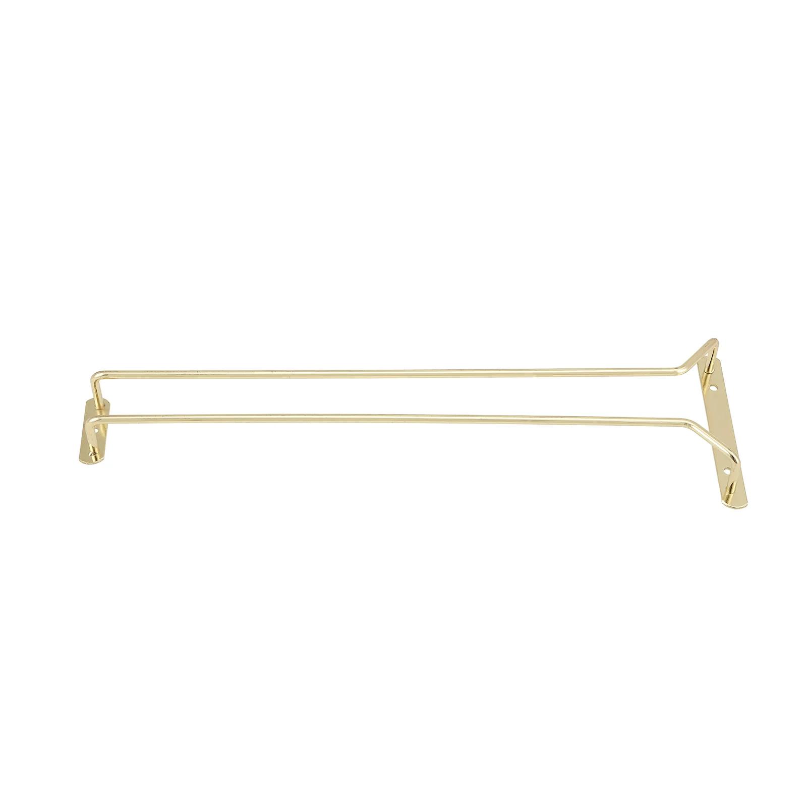 Glass Hanger, 16", Brass Plated