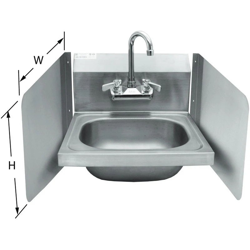 GSW SP-S1506 Stainless Steel Splash Guard, 15" x 6"