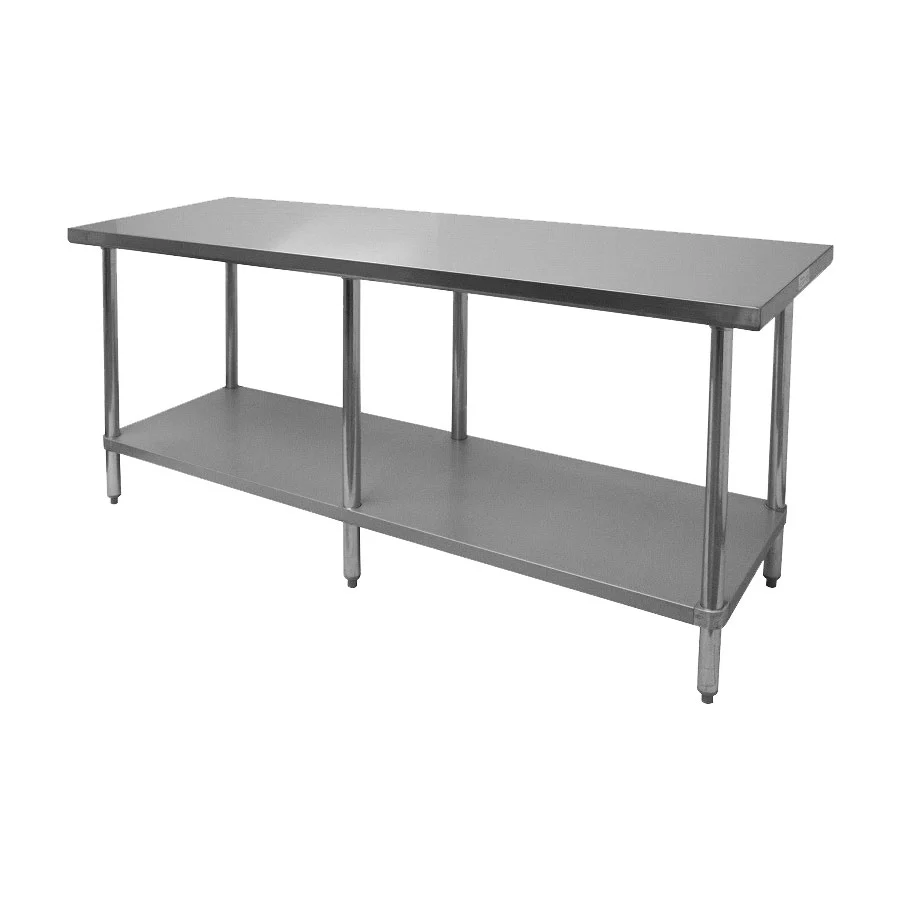 GSW WT-P2472 Premium Stainless Steel Work Table, 72" x 24"