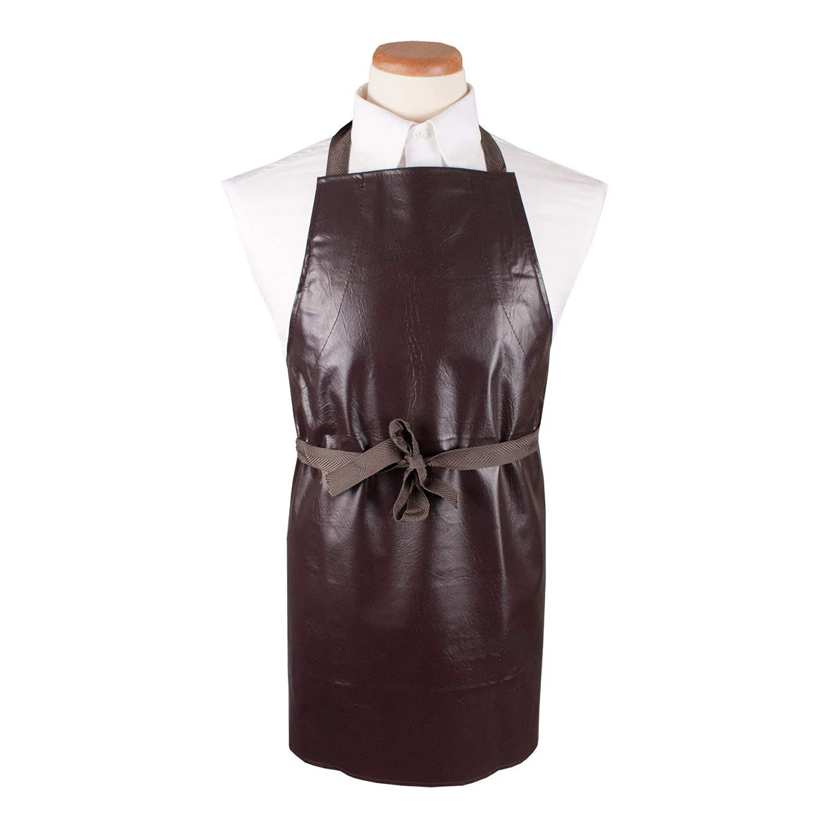 JRC Ritz CLVAT Vinyl Bib Dishwashing Apron, Brown