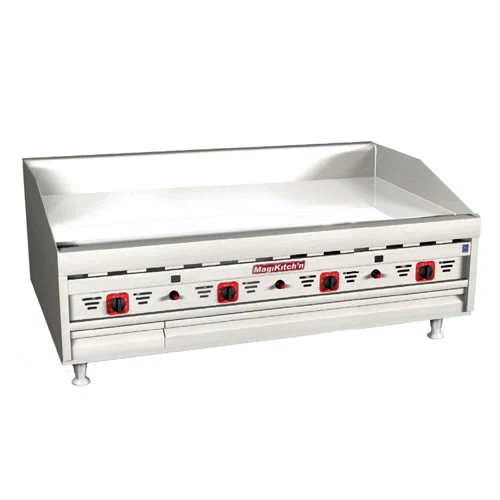 MagiKitch'n MKG48 Griddle, Thermostatic Controlled, 1" Thick, 48" Wide, Gas