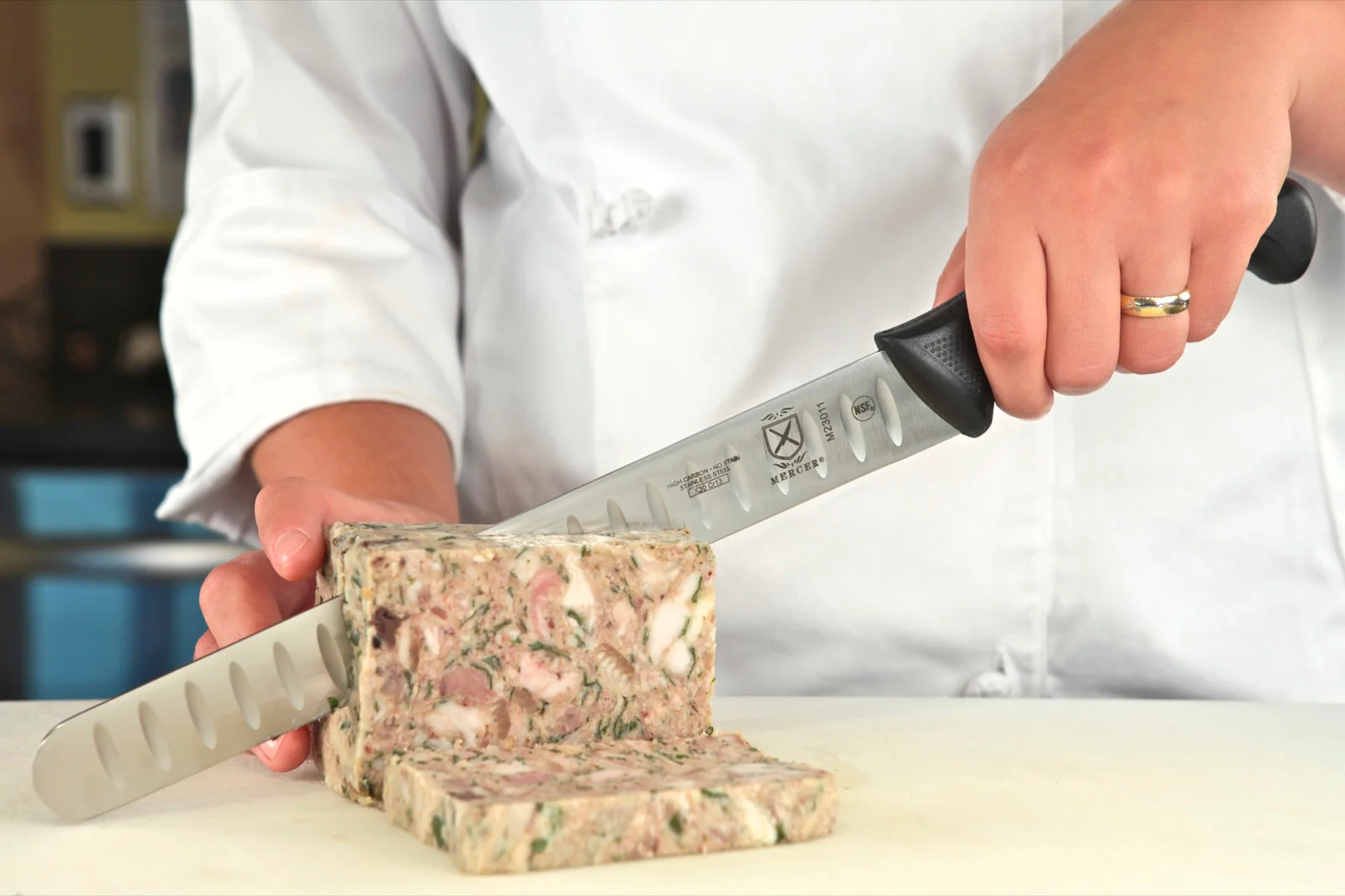 Mercer M23011 11" Millennia Granton Edge Slicer Knife - Image 2