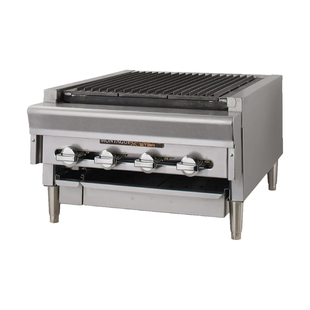 Montague UFLCS-36R Technostar Gas Countertop Charbroiler, Radiant, 6 Burners, 36"