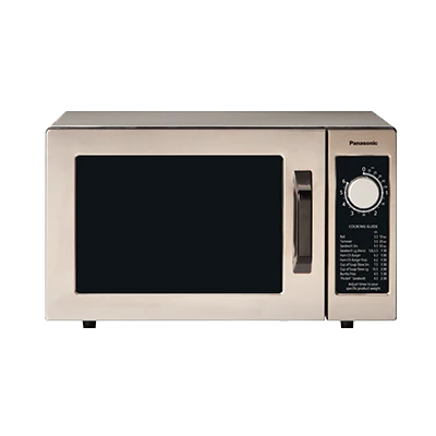 Panasonic NE-1025F Microwave Oven, Compact, Dial Timer, S/S, 1000 Watt
