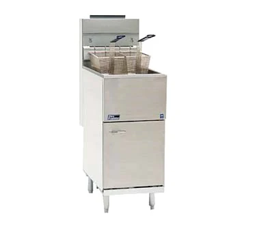 Pitco 35C+S Economy Tube Fired Fryer, Liquid Propane, 35 lb. cap.