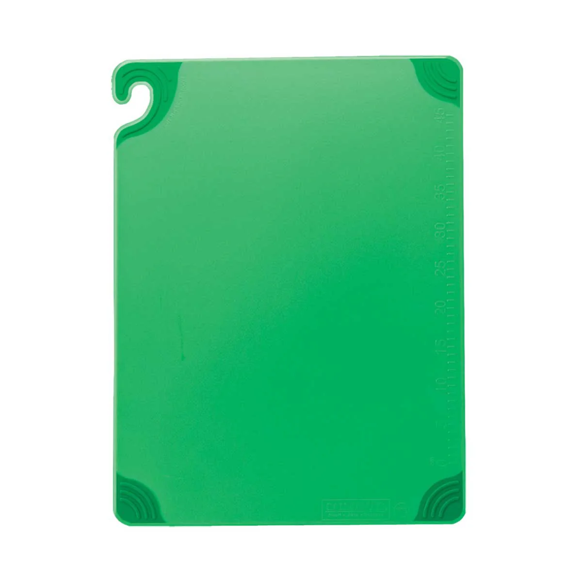 San Jamar CBG152012GN Saf-T-Grip Cutting Board, Green, 15" x 20" x 1/2"