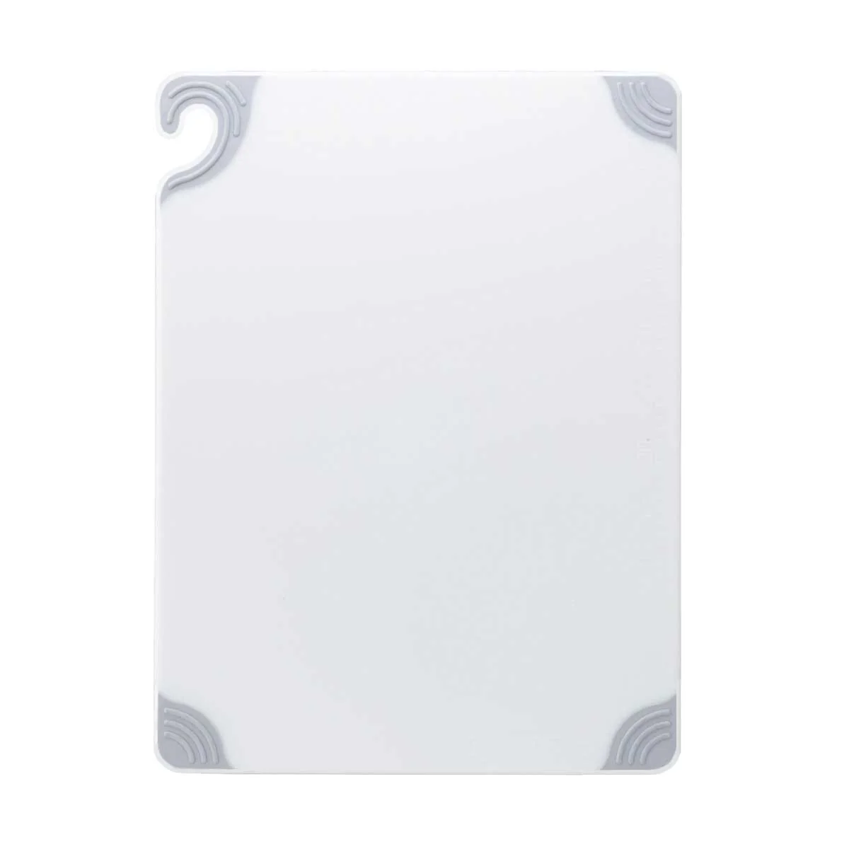 San Jamar CBG182412WH Saf-T-Grip Cutting Board, White, 18" x 24" x 1/2"