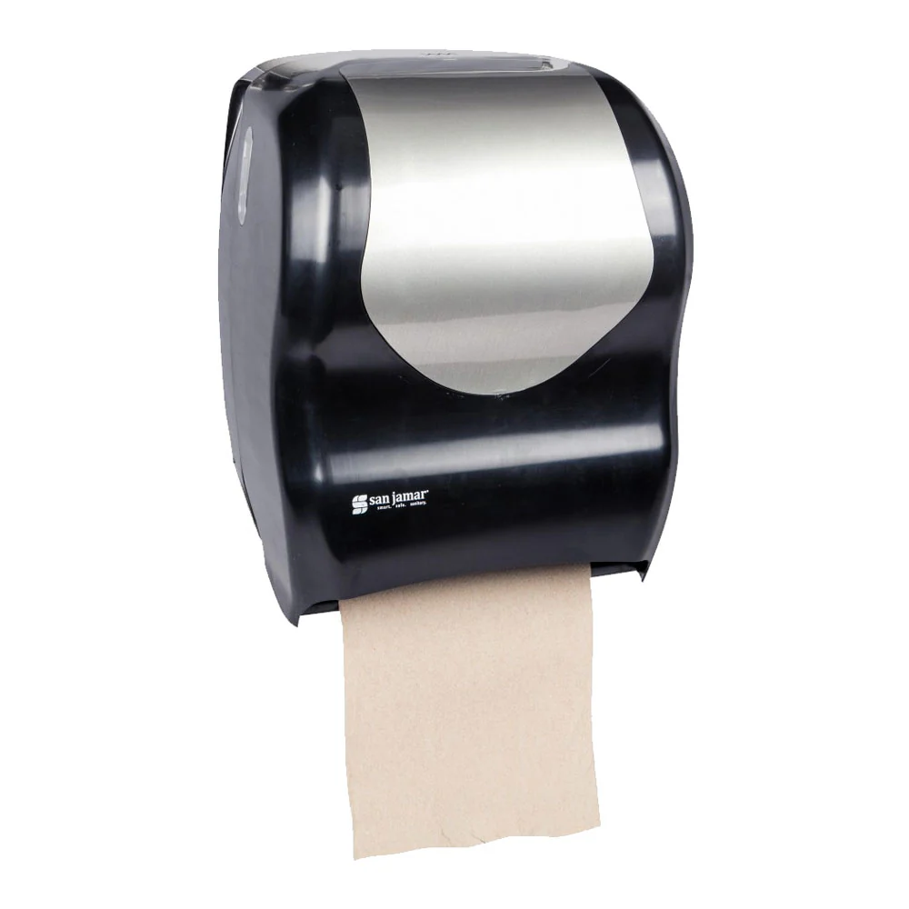 San Jamar T1370BKSS Tear-N-Dry Touchless Summit Towel Dispenser, 12-11/16"