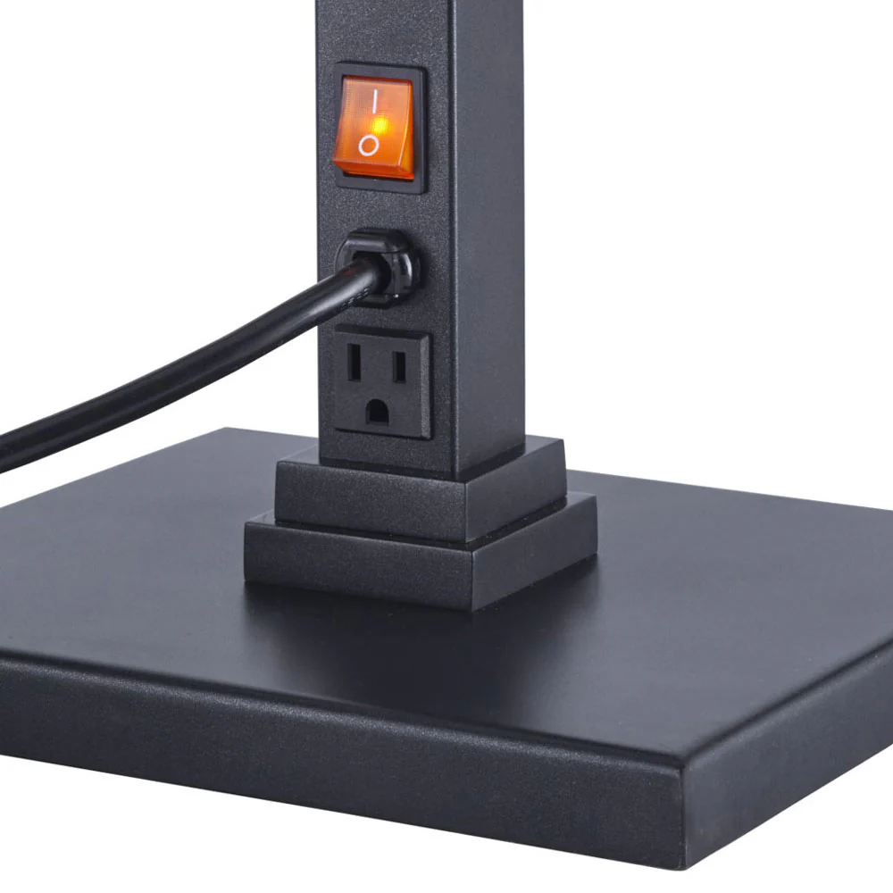 Spring 2791-6EB Single Adjustable Arm Heat Lamp, Matte Black - Image 2