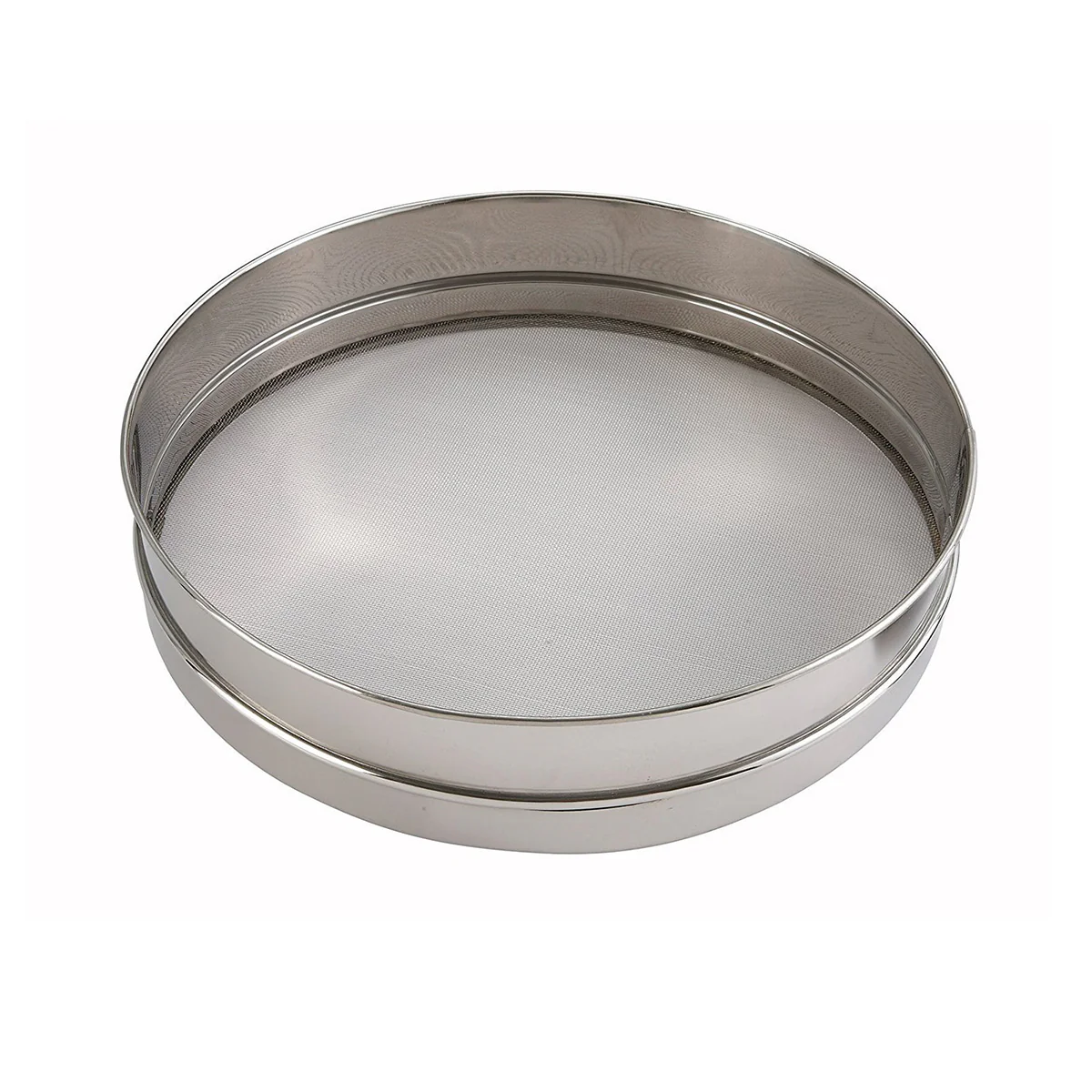 Stainless Steel Rim & Mesh Sieve, 14"