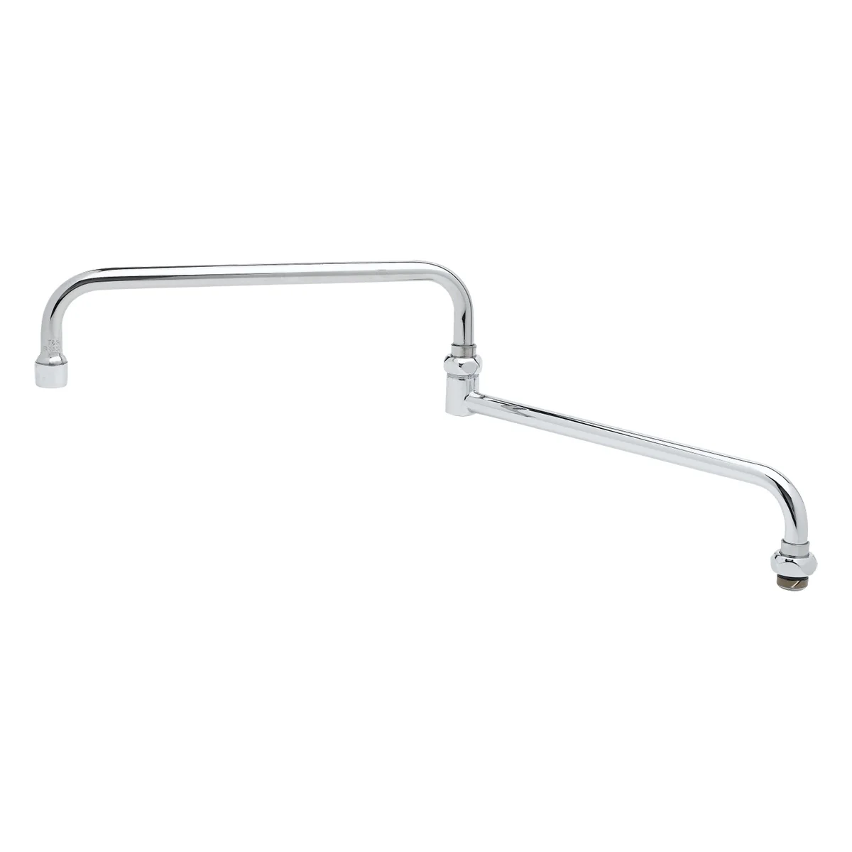 T&S Brass 069X Double-Joint Low Lead Faucet Nozzle Spout, 24"