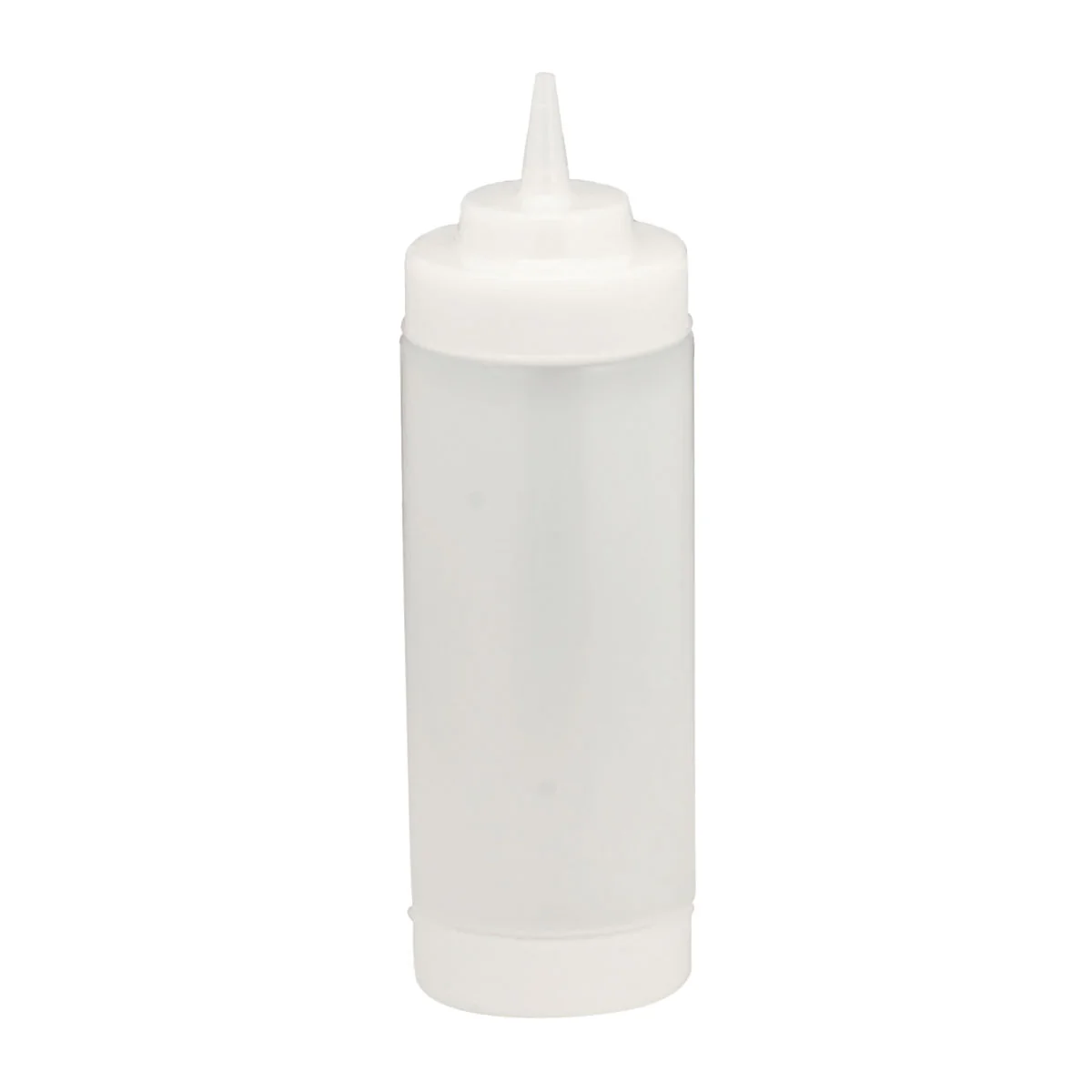 Tablecraft 11663CF Dual-Way Wide Mouth Squeeze Bottle, Clear, 16 oz.