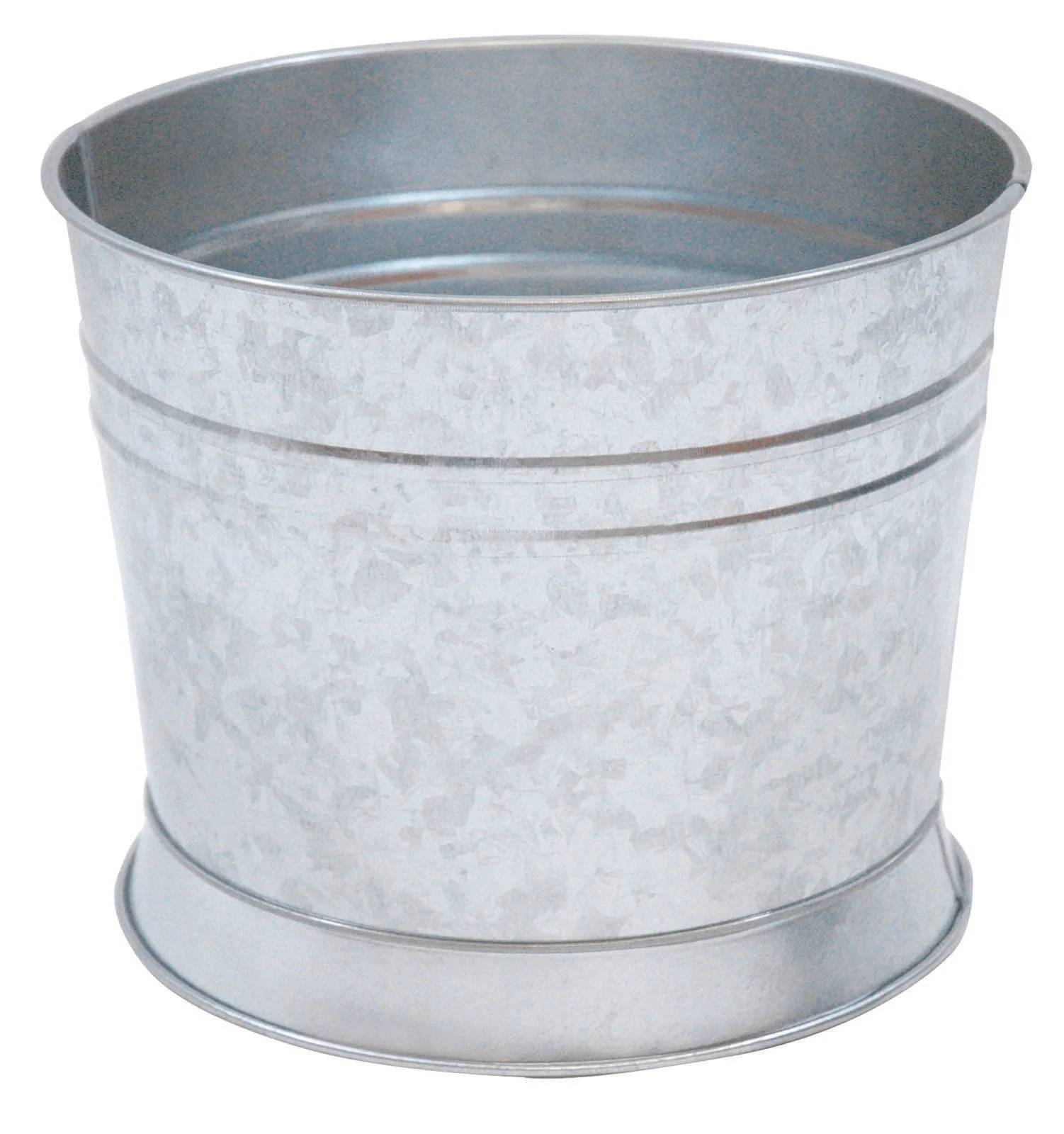 Tablecraft BDGTUB Galvanized Round Beverage Tub / Base