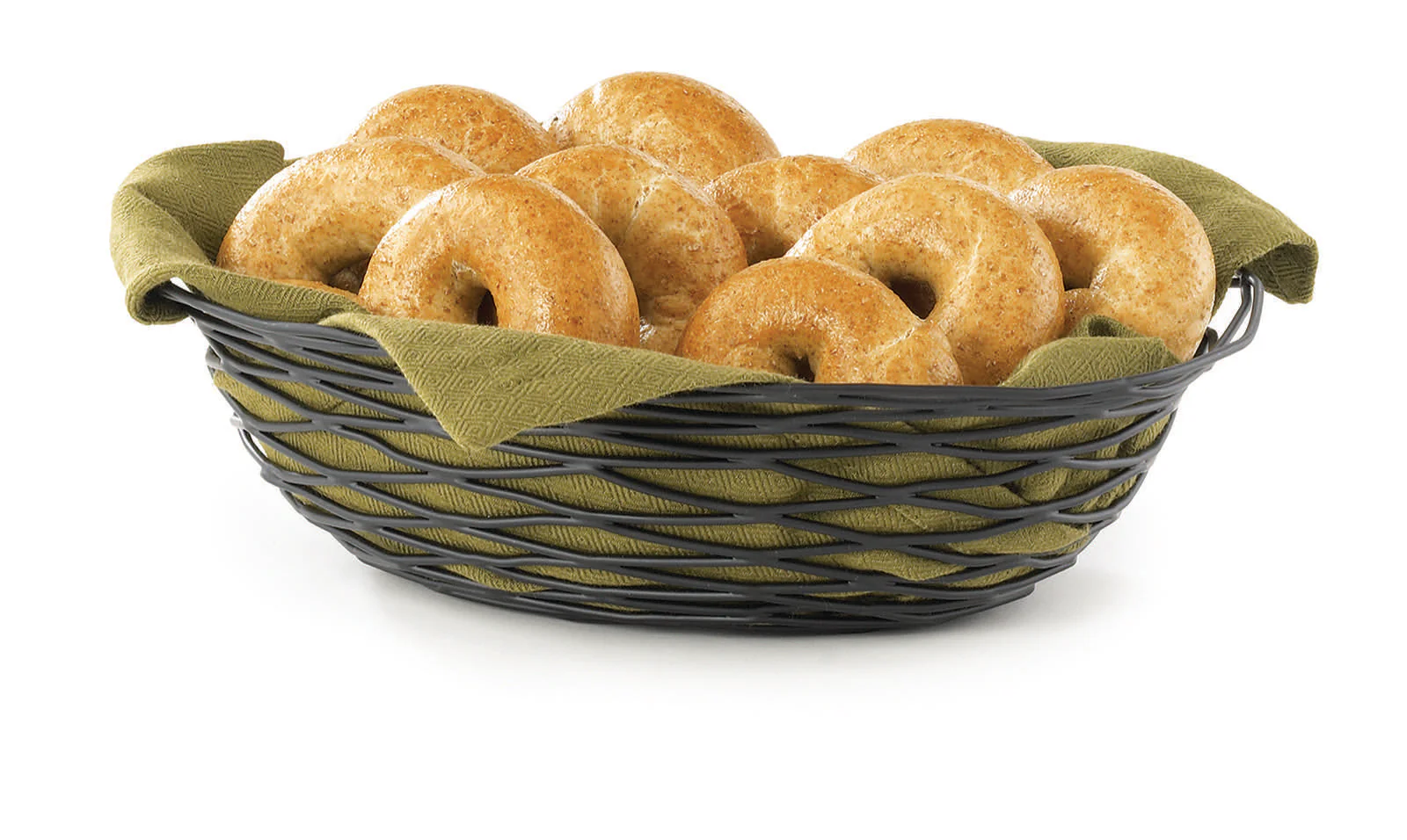 Tablecraft BK17412 12" Artisan Collection Oval Basket