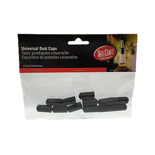 Tablecraft DCBK Dust Cap Cover for Liquor Pourers, Pack of 12 - Image 2