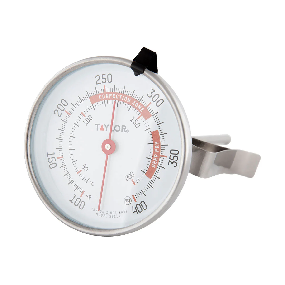 Taylor 5911N Candy / Deep Fry Thermometer, 3" Dial