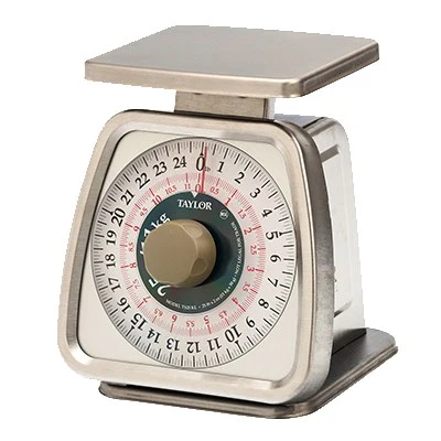 Taylor TS25KL Analog Portion Control Scale, 25 lb. x 2 oz. /11 kg x 50 g Capacity