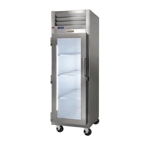 Traulsen G11011 Dealer's Choice Glass Door Reach-In Refrigerator, 1 Section