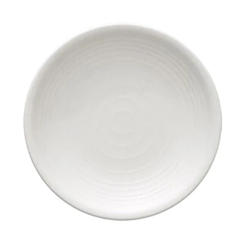 Tria 071881 Round Melamine Plate, White, 10"